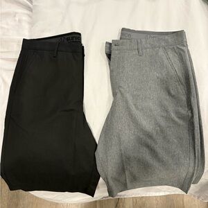Sunice Charcoal and Light Gray Shorts